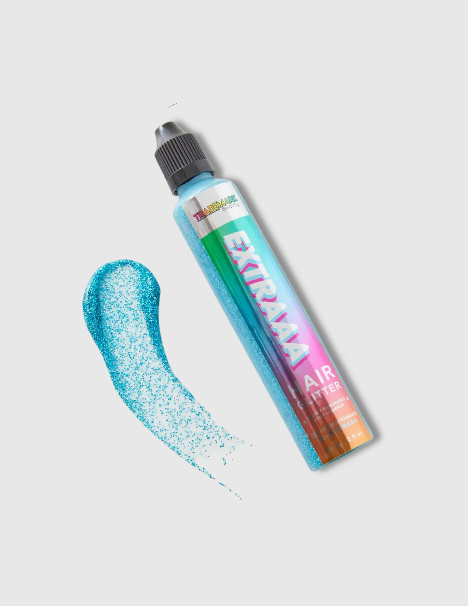 EXTRAAA Hair Glitter Gel - Blue - Trademark Beauty