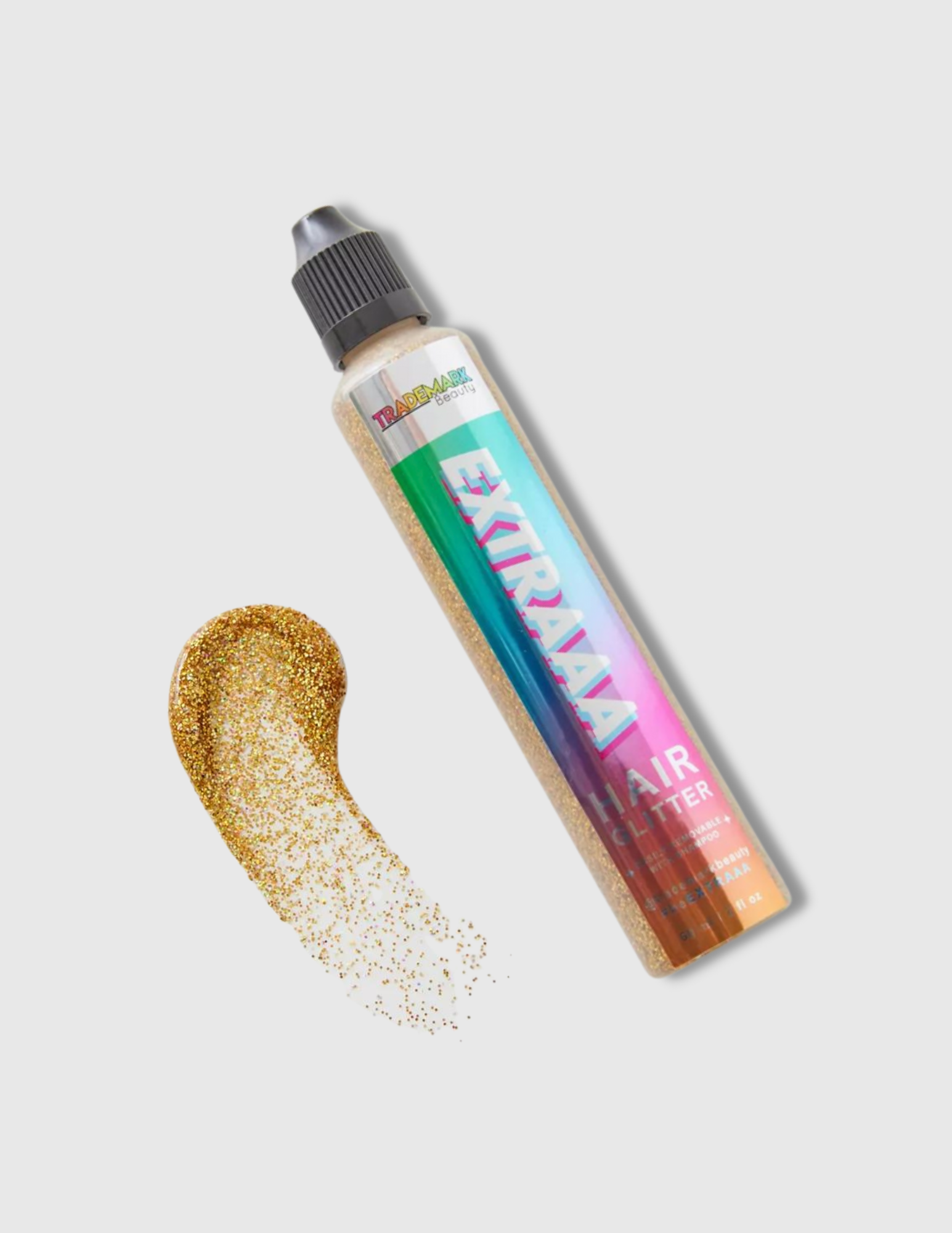 EXTRAAA Hair Glitter Gel - Gold - Trademark Beauty