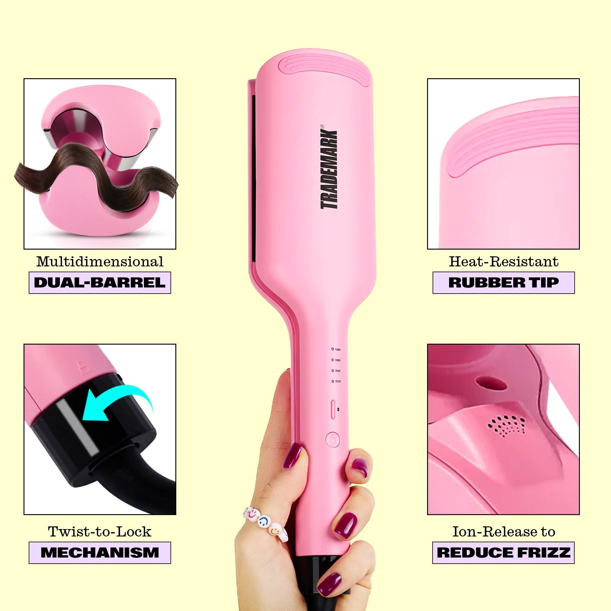 Waves Bundle - Pink - Trademark Beauty