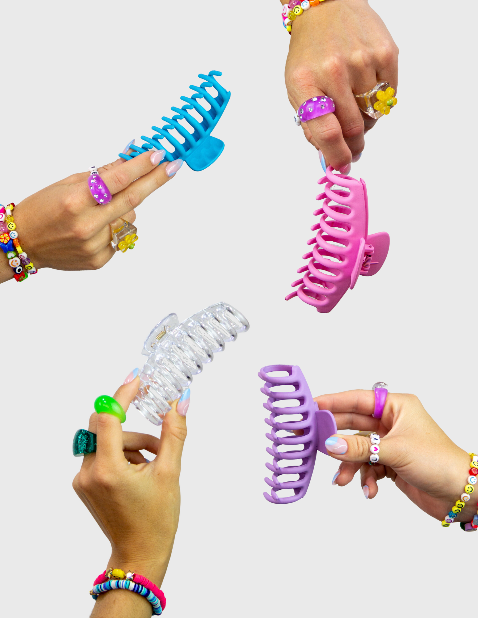 Claw Clips - Colorful - Trademark Beauty