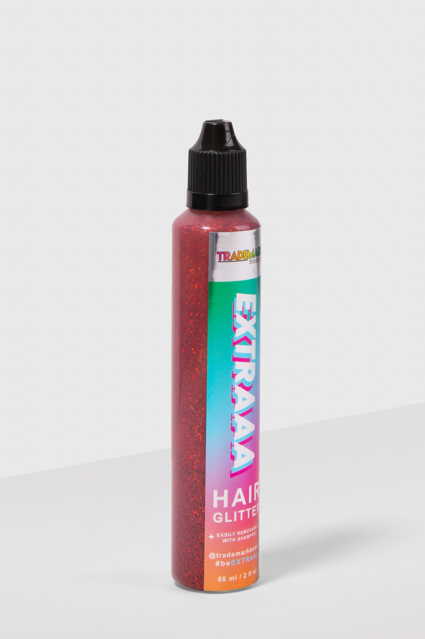 EXTRAAA Hair Glitter Gel - Red - Trademark Beauty