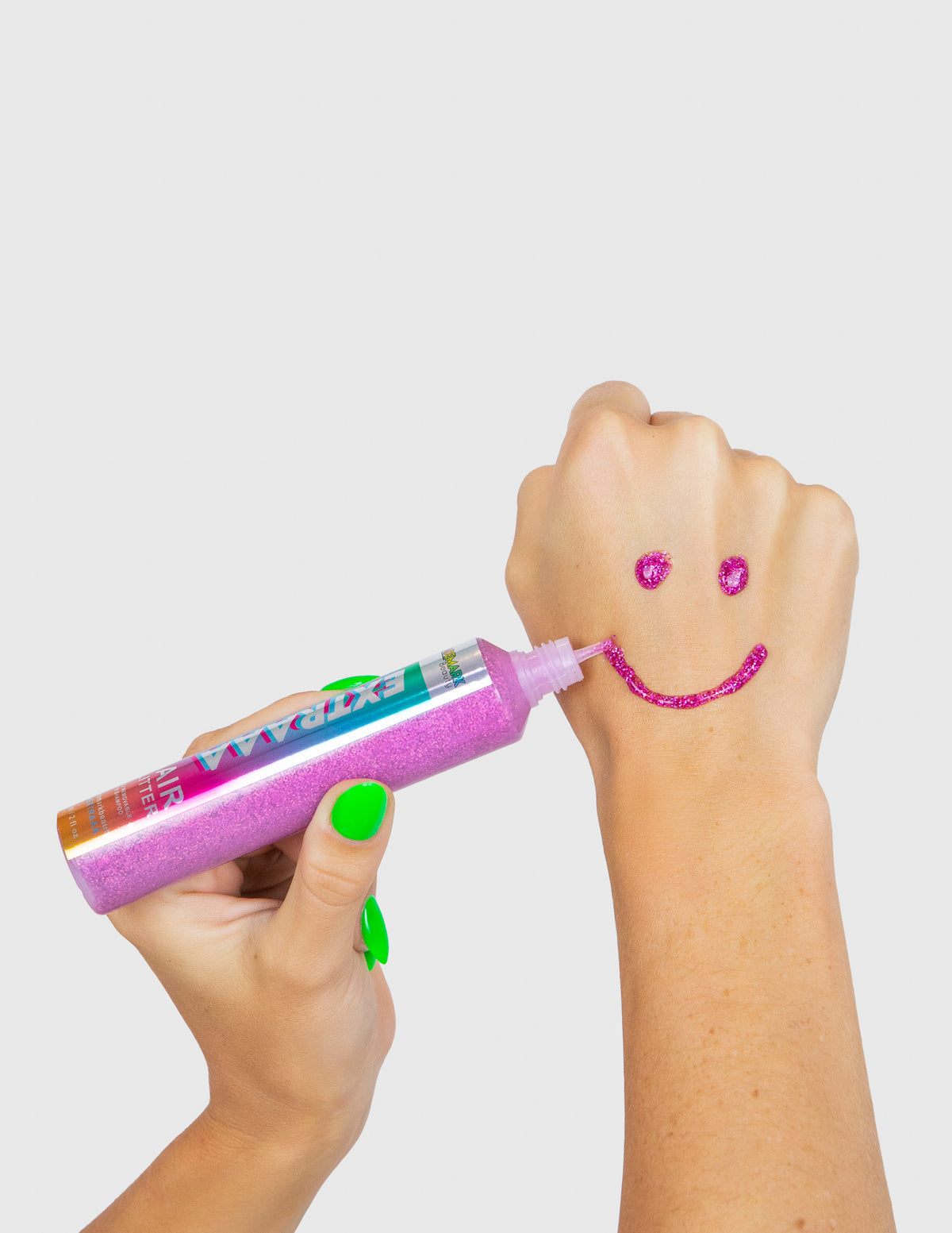 Pink Hair Glitter Gel Trademark Beauty