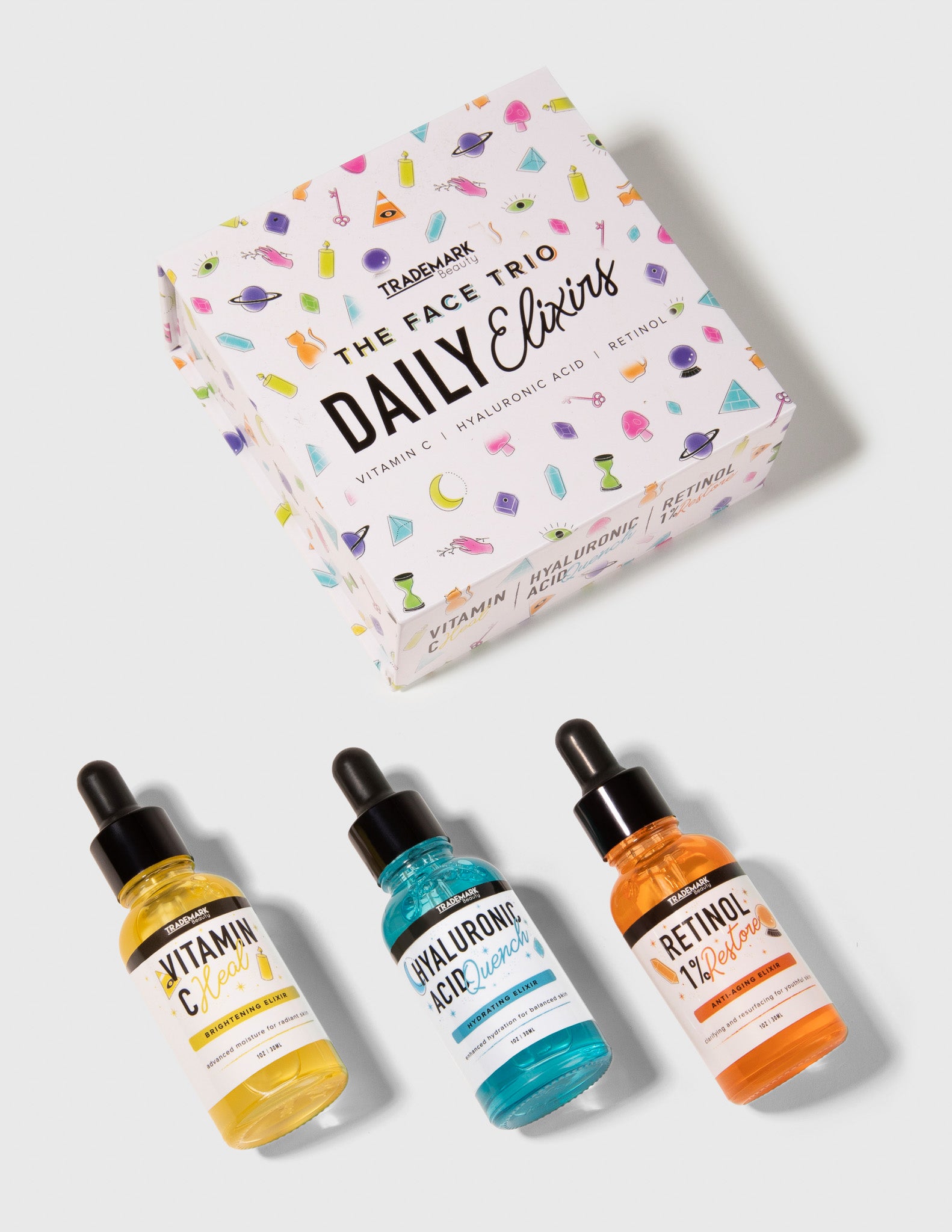 Daily Elixirs Serum - Face Trio - Trademark Beauty