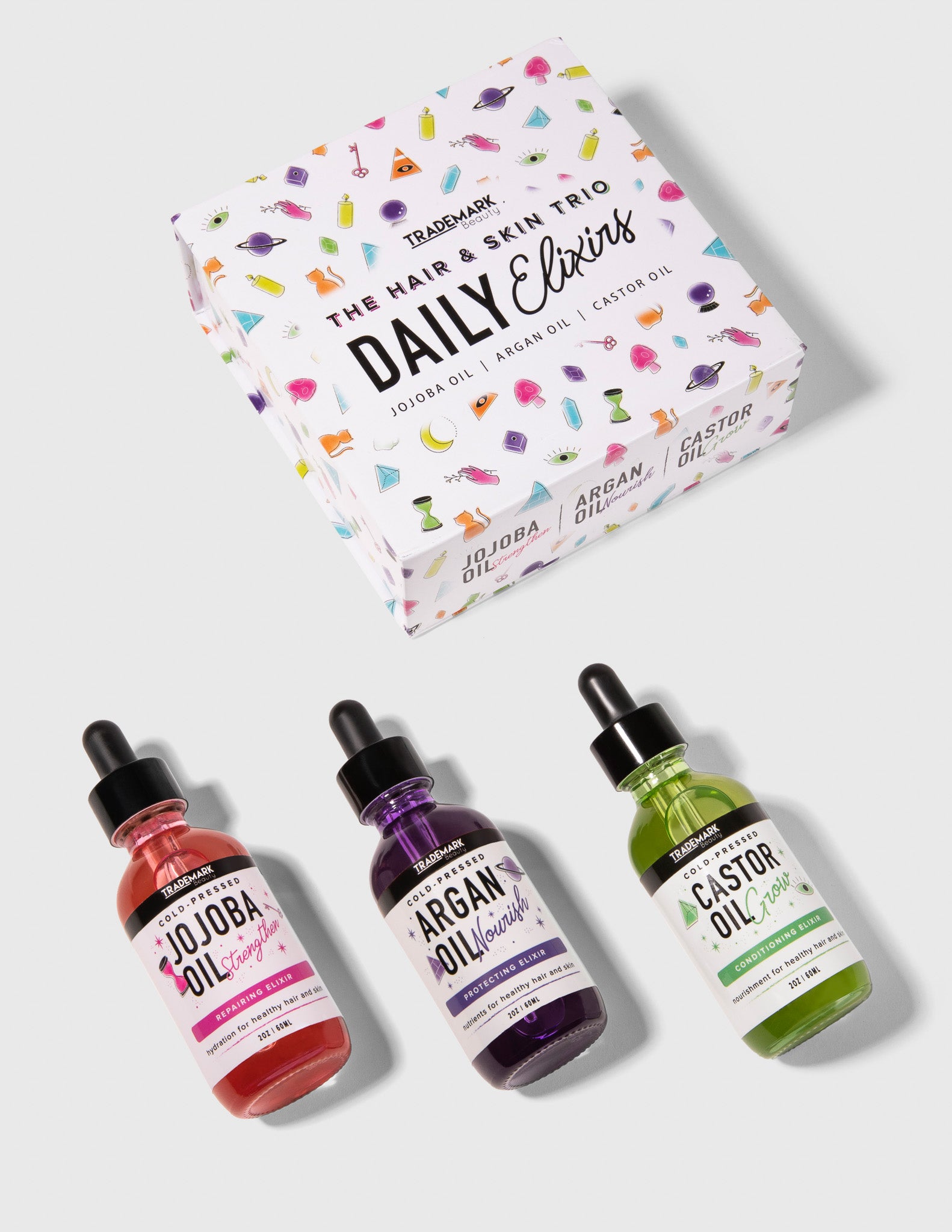 Daily Elixirs Serum - Hair & Skin Trio - Trademark Beauty