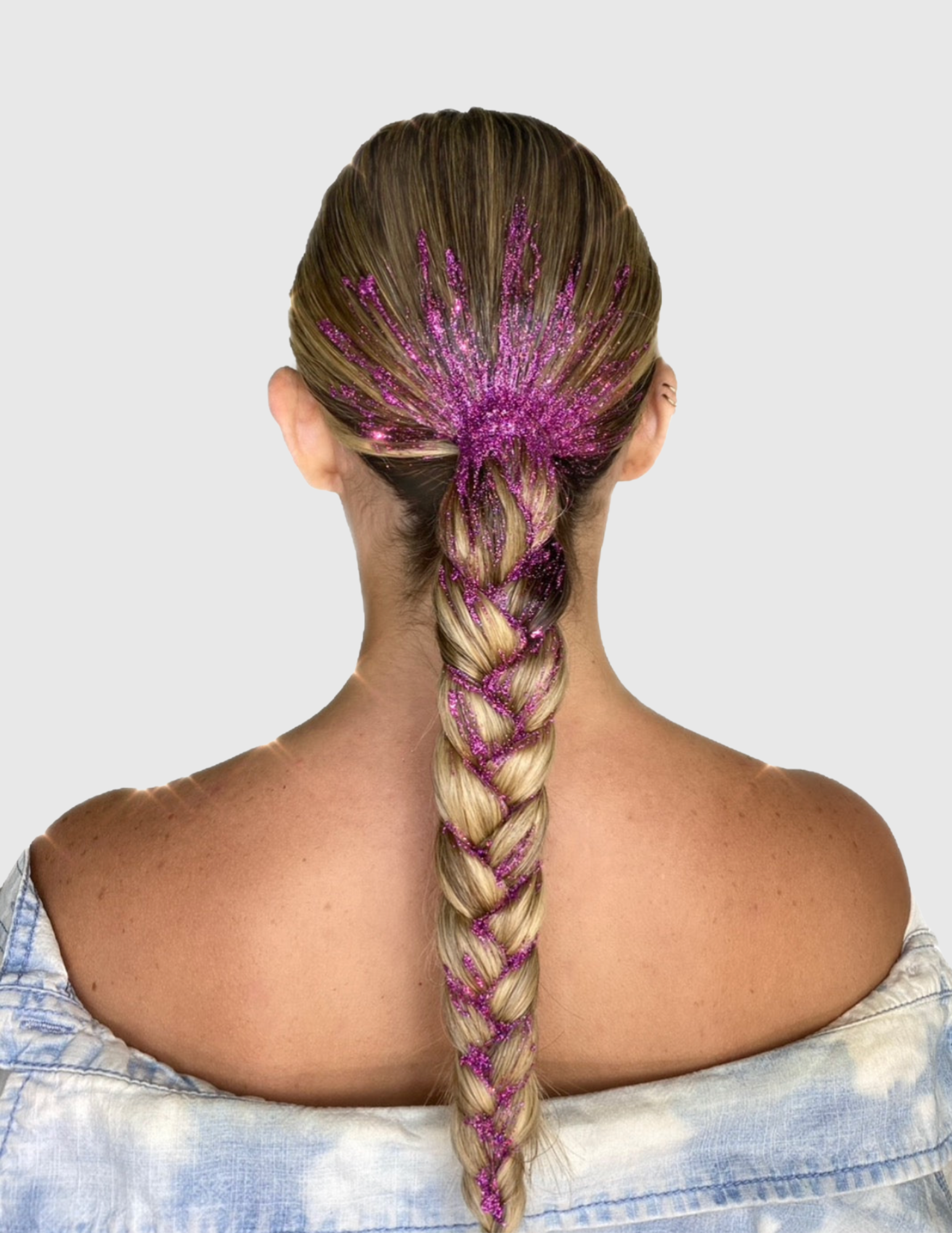 EXTRAAA Hair Glitter Gel - Pink - Trademark Beauty
